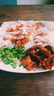 Bánh cuốn thịt nướng