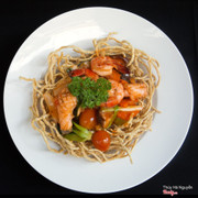Seafood Bird Nest Noodles 2