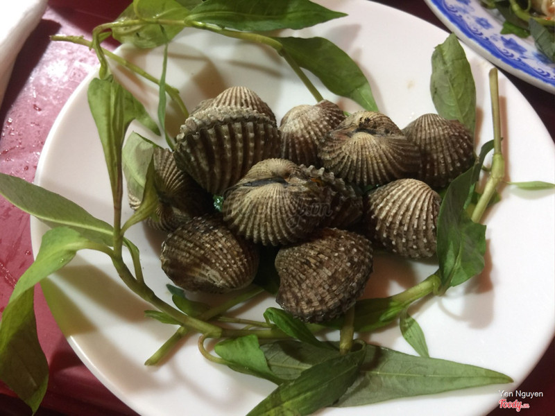 sò huyết nướng