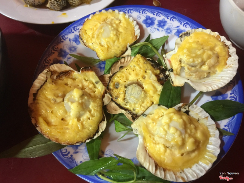 sò điệp nướng