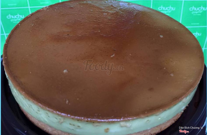 bánh flan dứa