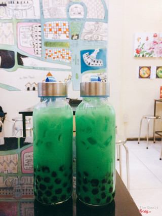 Trà sữa sâm dứa