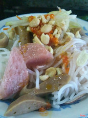 bún mắm nem chả