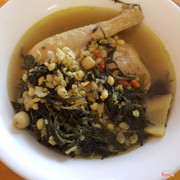 gà tần thuốc bấc ngải cứu