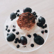 Bingsu sữa chua việt quất