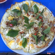 pizza trứng 