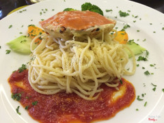 Crab spaghetti