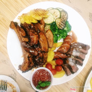 Combo sườn nướng bít tết BBQ