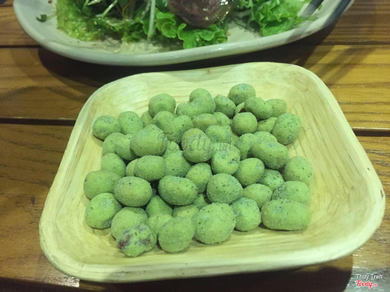 Món đậu phộng màu xanh đây, ăn bon lắm