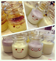 Creme Brulee, Panna Cotta Blueberry / Passion Fruit. 25k/hu. 100k/5hu. 