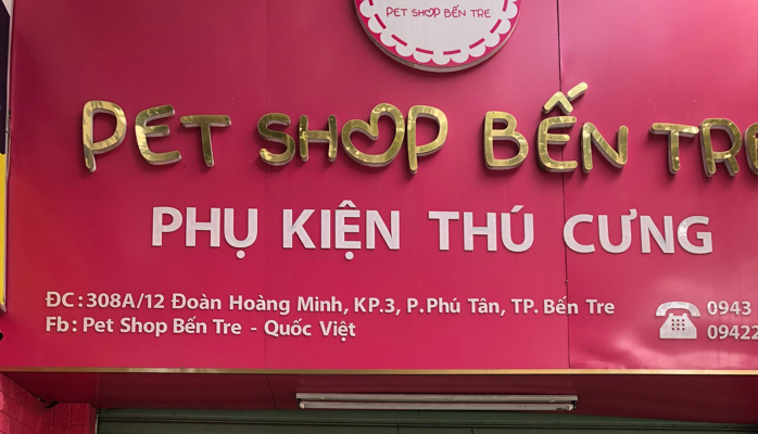 Pet Shop Bến Tre - Phụ Kiện Thú Cưng - Đoàn Hoàng Minh