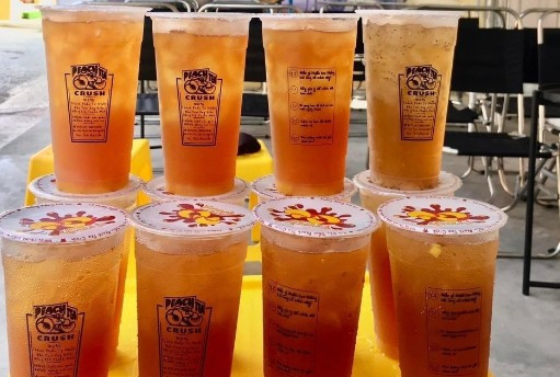 Peach Tea Crush - Trà Đào Dầm - Ngõ 165 Chùa Bộc