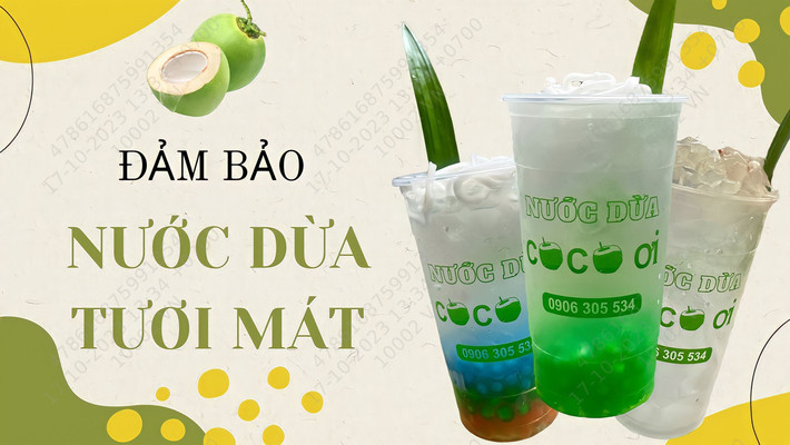 Coco Ơi - Nước Dừa Dứa Trân Châu - Nơ Trang Long 