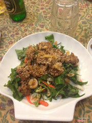 gỏi bò rau thơm

