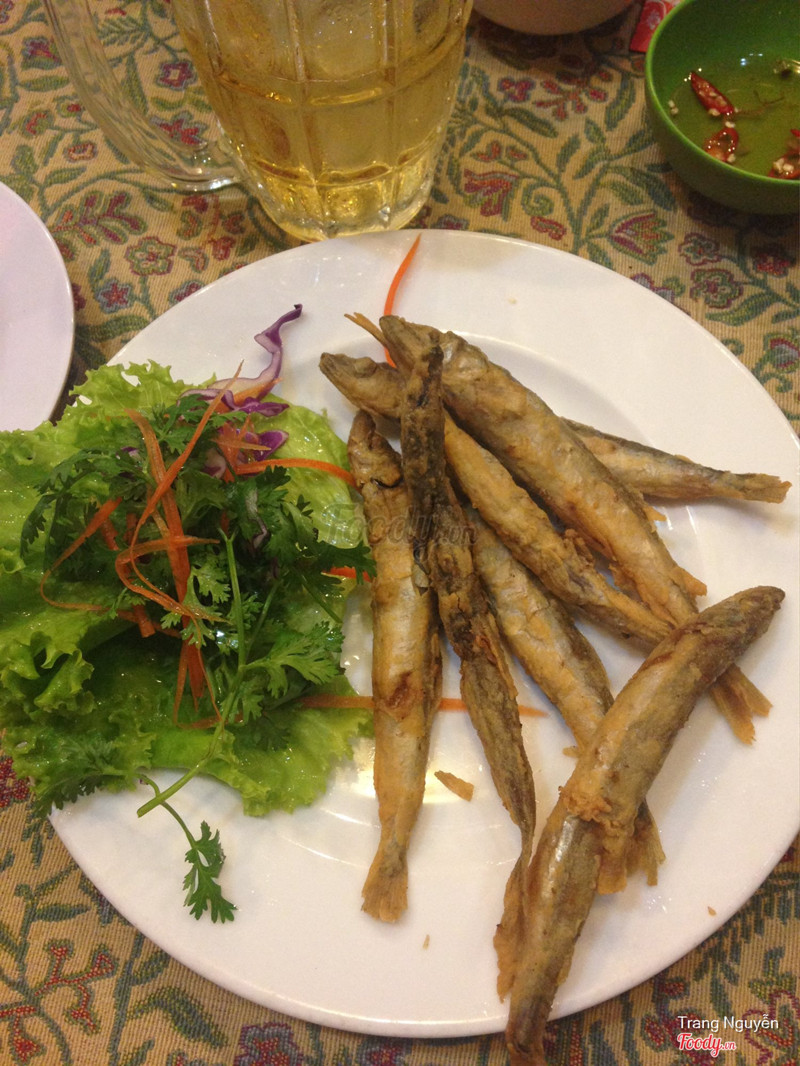 cá trứng chiên giòn
