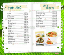Menu cập nhật mới nhất ngày 16.6.2015