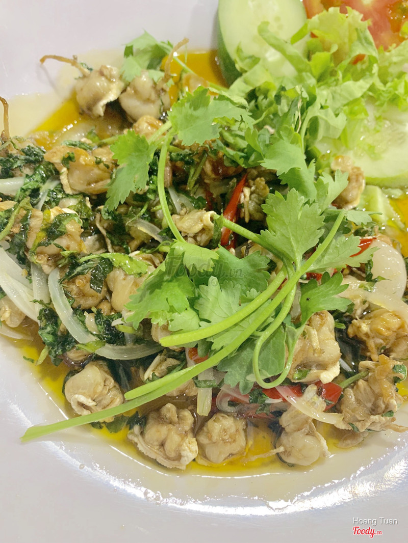 Răng mực xào bơ