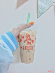 trà sữa thạch trái cây&thạch phô mai