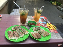 Bánh kẹp + nước