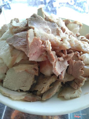 Thịt luộc mắm tôm