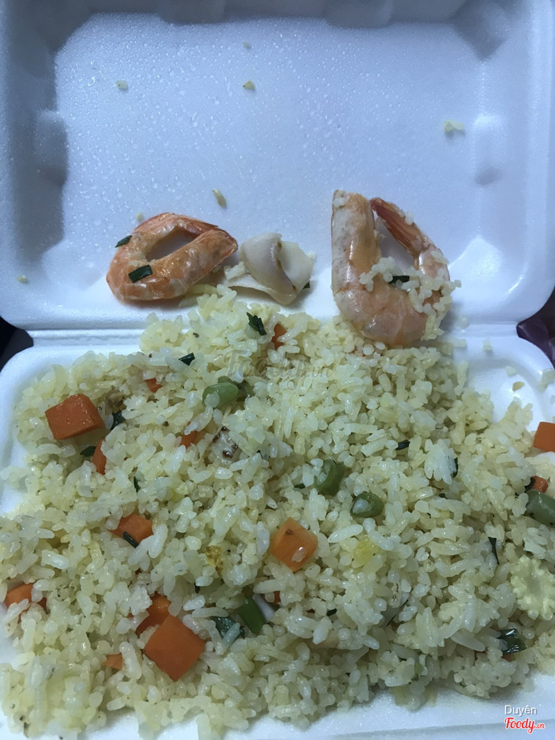 Phần cơm hải sản có nhiêu đây hải sản