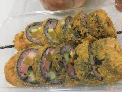 Kimbap chiên xù thần thánh 