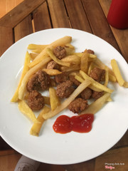 Gà lắc+ khoai tây lắc