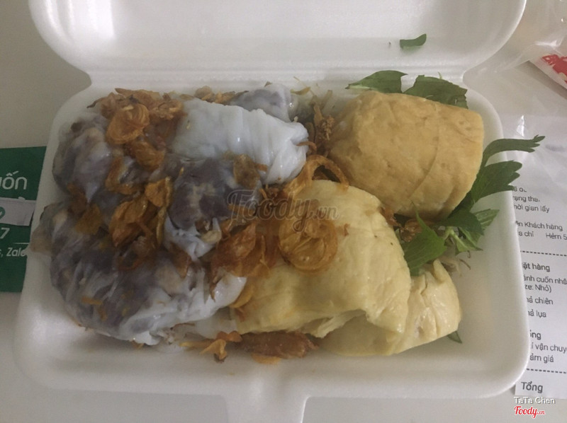 Bánh cuốn nhân heo nhỏ