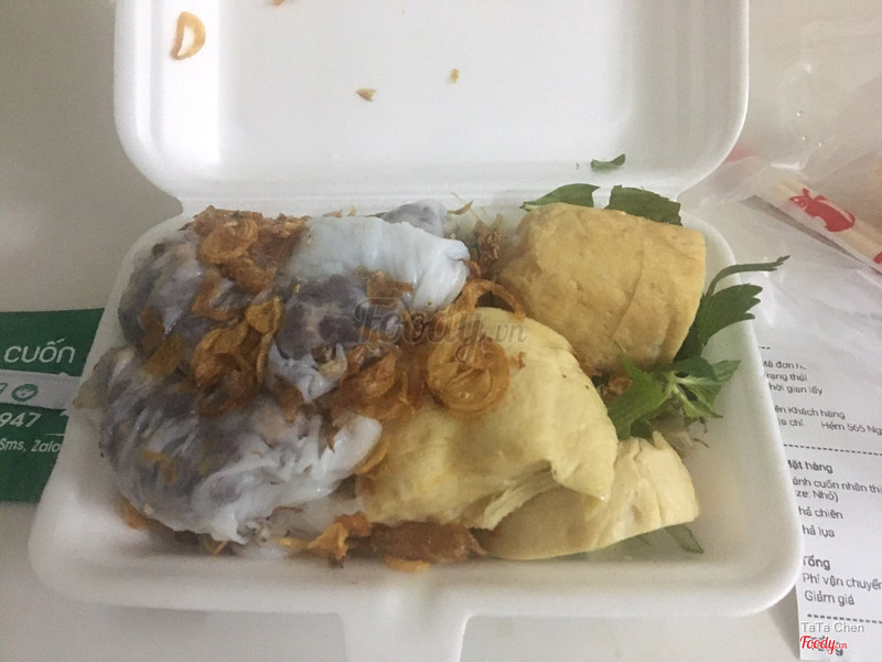Bánh cuốn nhân heo nhỏ