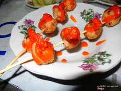 cá cơm xiên que - món ngon huế - quán ăn ngon huế