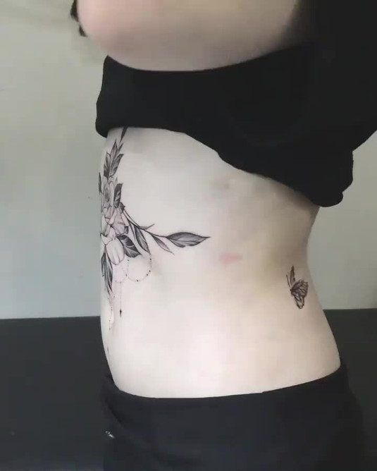 Black & White Ink Tattoo