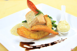 grilled salmon fillet