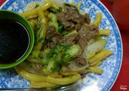 nui xào bò