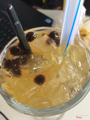 Lục trà chanh trân châu