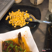 Ngô chiên (ăn gần hết mới chụp)