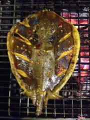 Cá đuối nướng nhìn thôi đã thấy ngon rồi