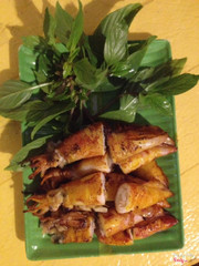 Mực trứng nướng