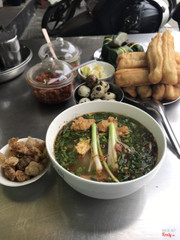 Bánh canh cá lóc + chả cua