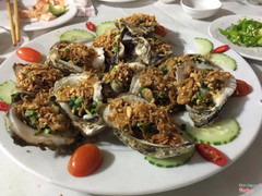 hàu nướng mỡ hành