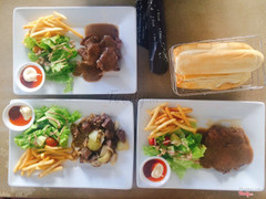 Nai sốt tiêu, Bò sốt tiêu, Bò lúc lắc