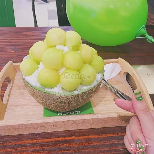 bingsu dưa lưới