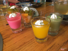 Thạch các loại. Thạch matcha ăn ngon, rõ vị matcha