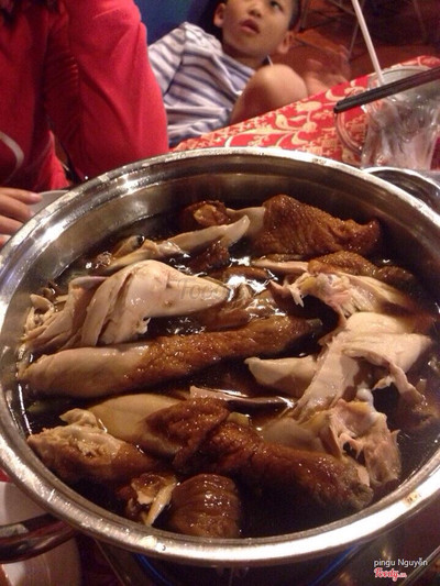 Gà tiềm ớt hiểm