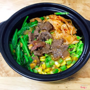 Mì khô kim chi bò