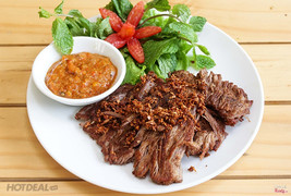 Bò xé tay 100k/đĩa 