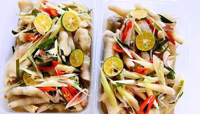 Bếp Bình An - Chân Gà Sả Ớt Online