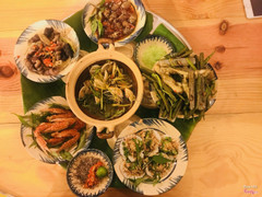 Ốc lên mâm 6 món giá 139k