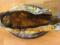 Cá hồng bạc nướng 