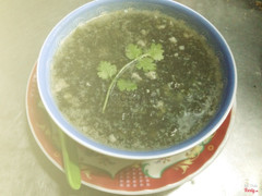 Canh rong biển thịt bằm