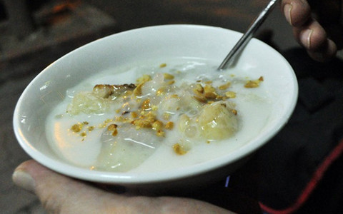 chè chuối nướng